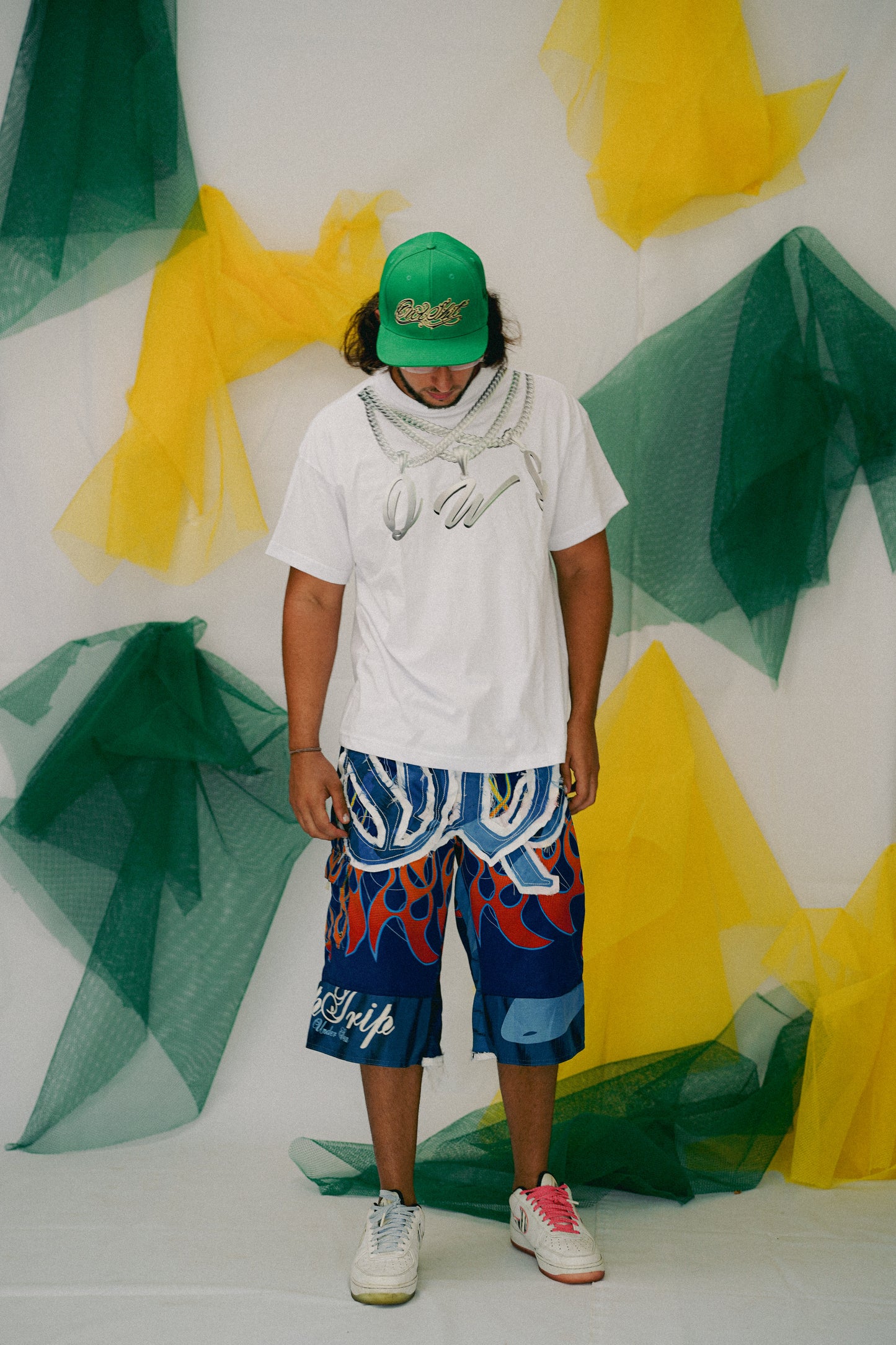 Bermuda customizada OWLSHIT tactel OWLFIRE