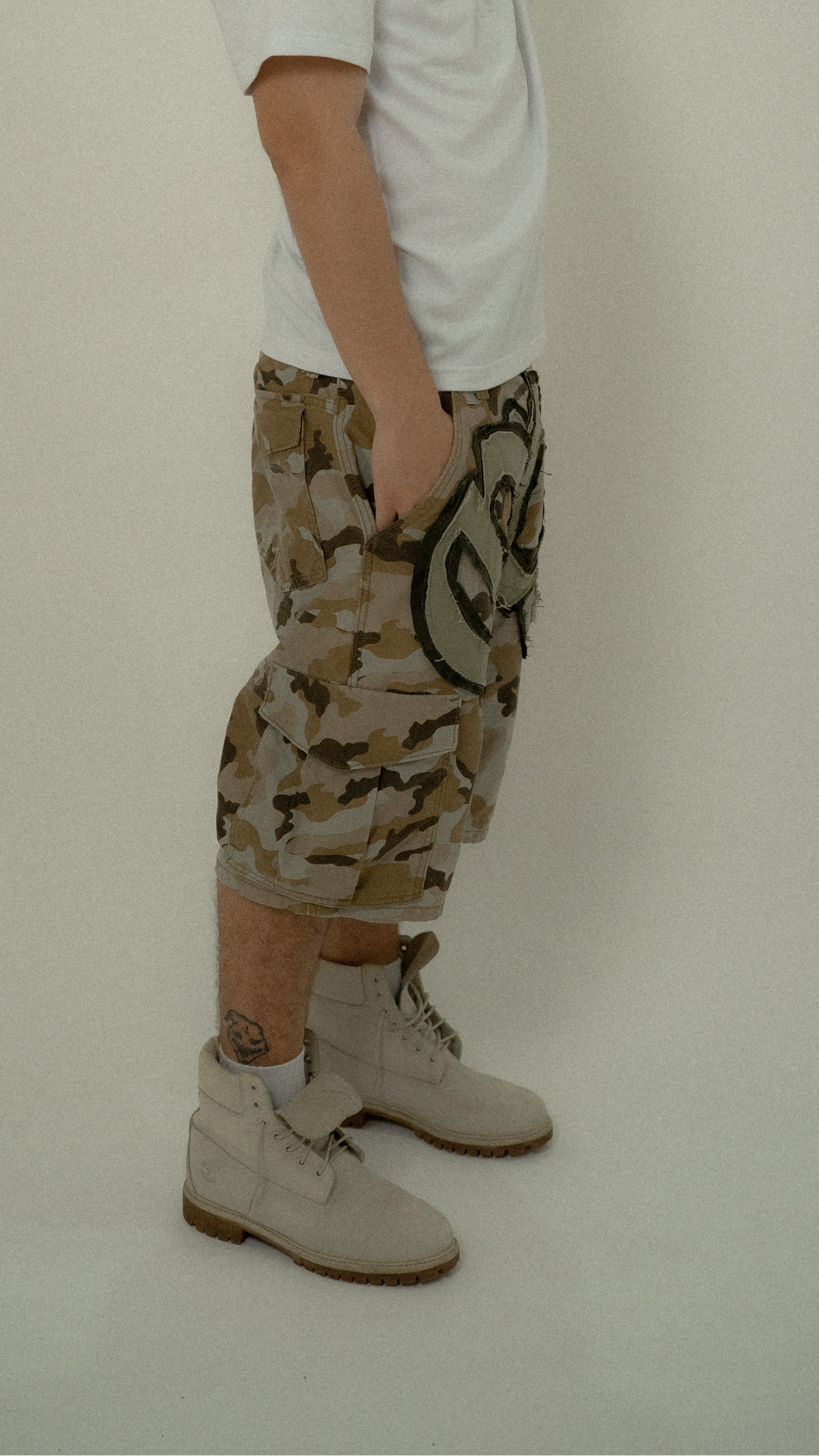 Short custom camuflado