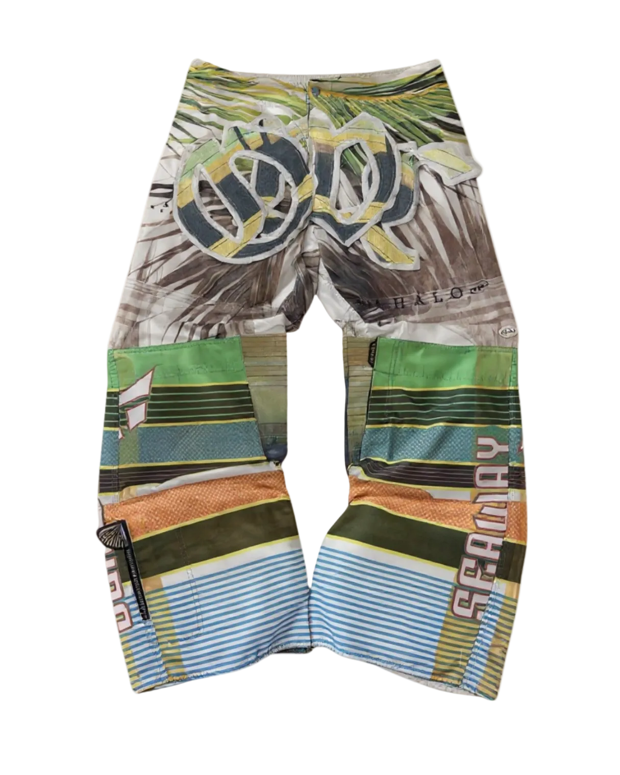 Calça customizada  OWLSHIT tactel TROPICAL CORE