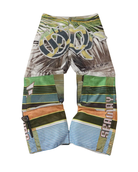 Calça customizada  OWLSHIT tactel TROPICAL CORE