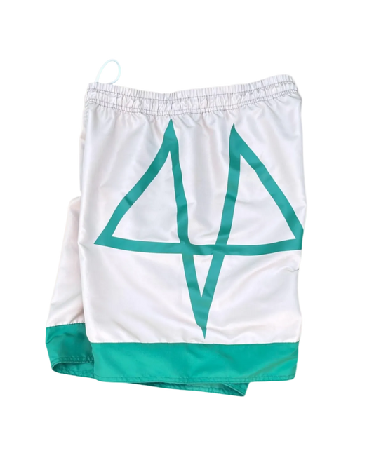 SURFSHORT OWLSHIT tactel beje e verde