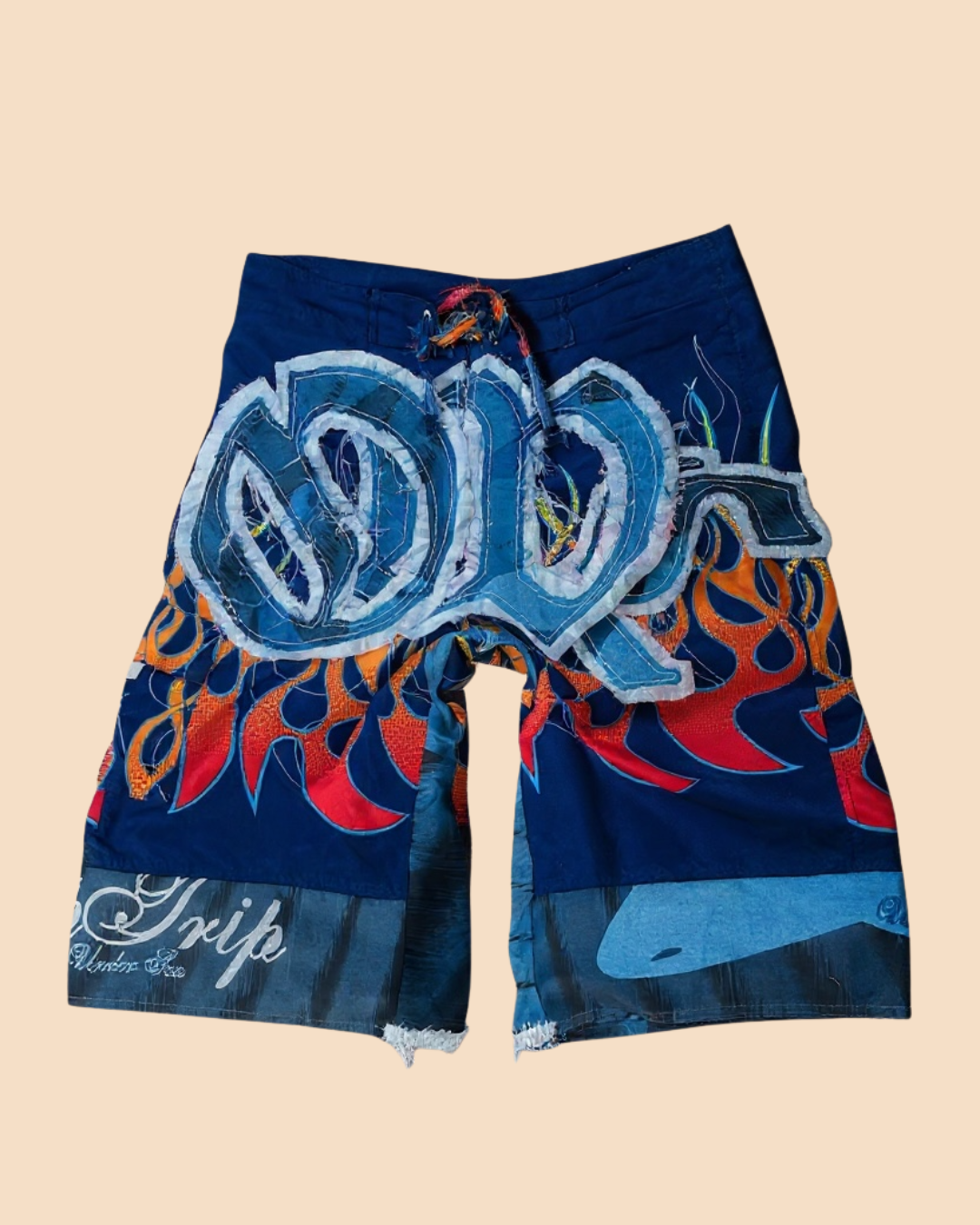 Bermuda customizada OWLSHIT tactel OWLFIRE