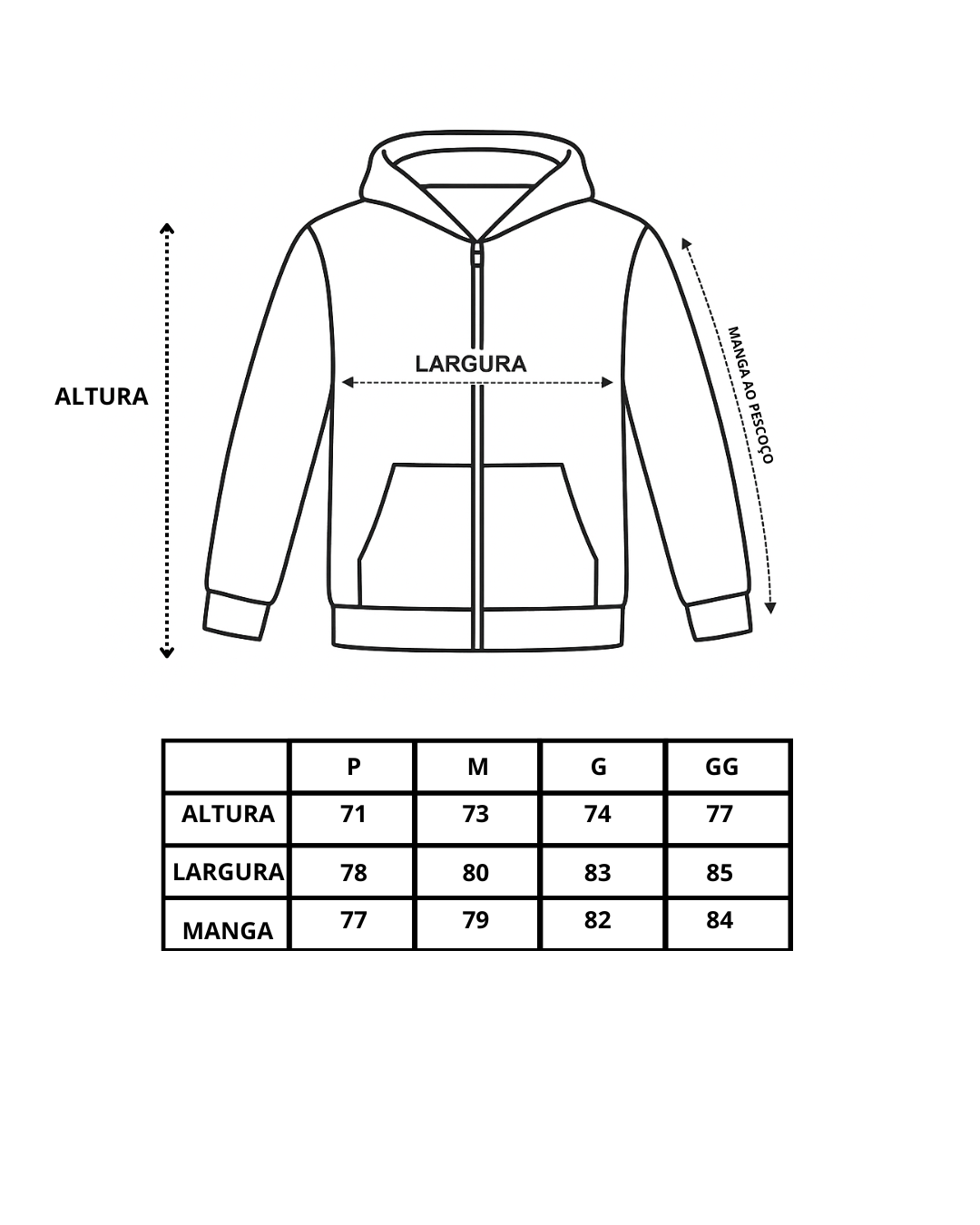 Conjunto calça e casaco moletom