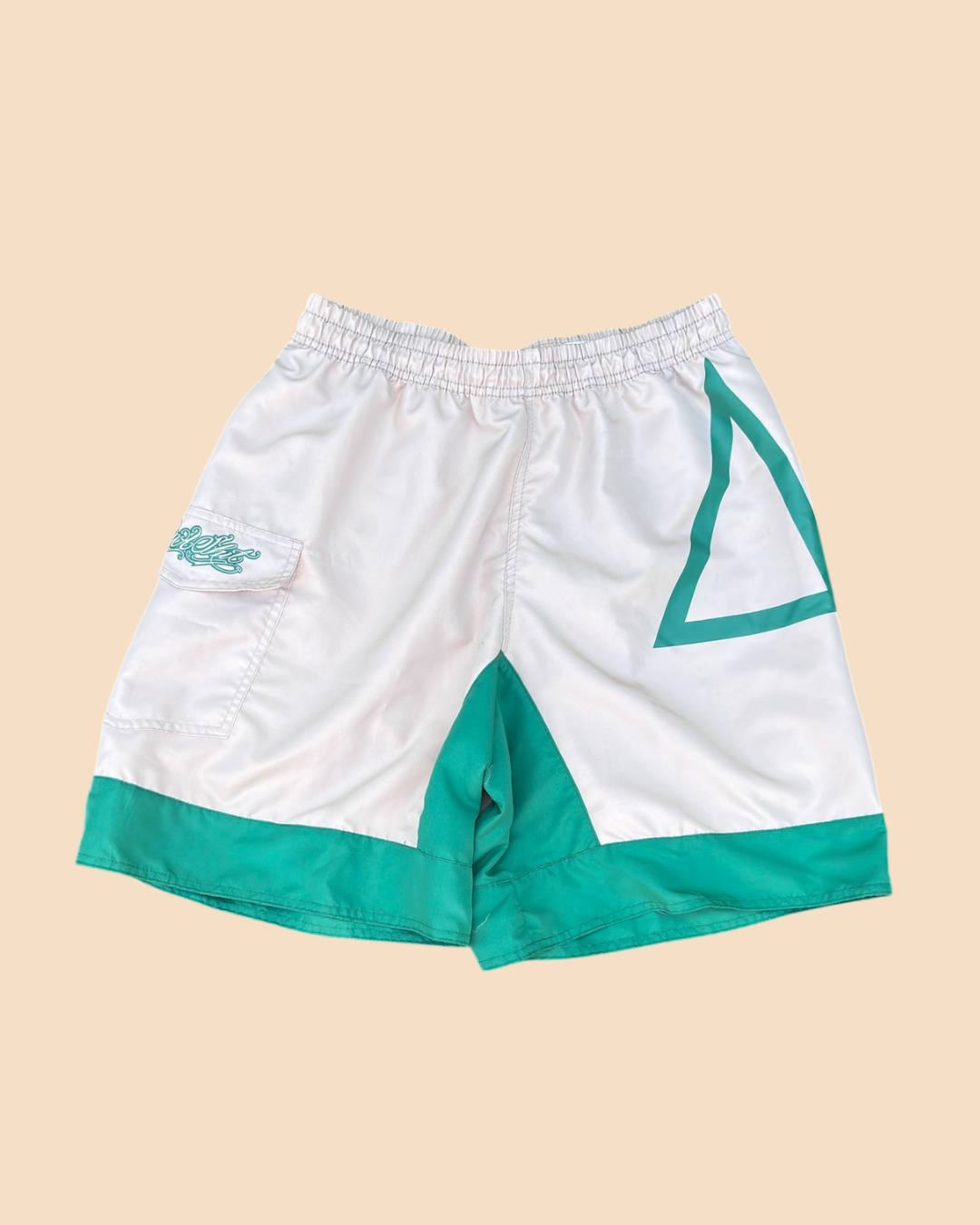 SURFSHORT OWLSHIT tactel beje e verde