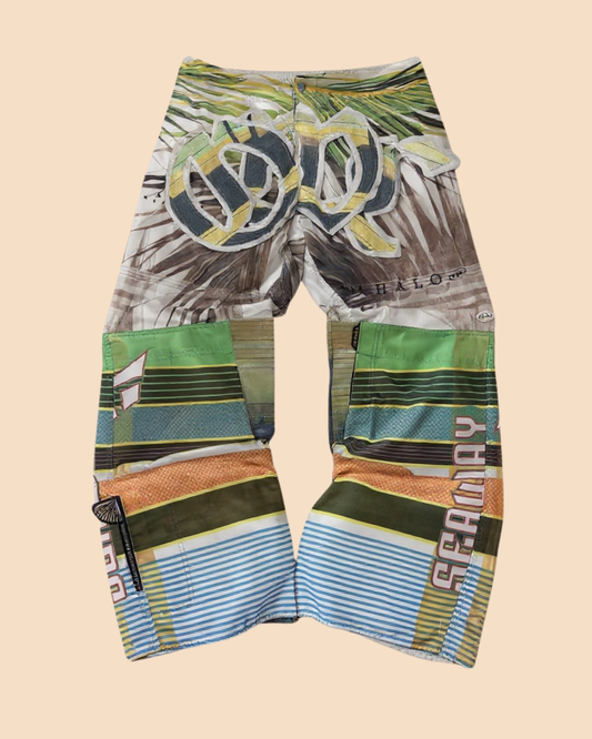 Calça customizada  OWLSHIT tactel TROPICAL CORE