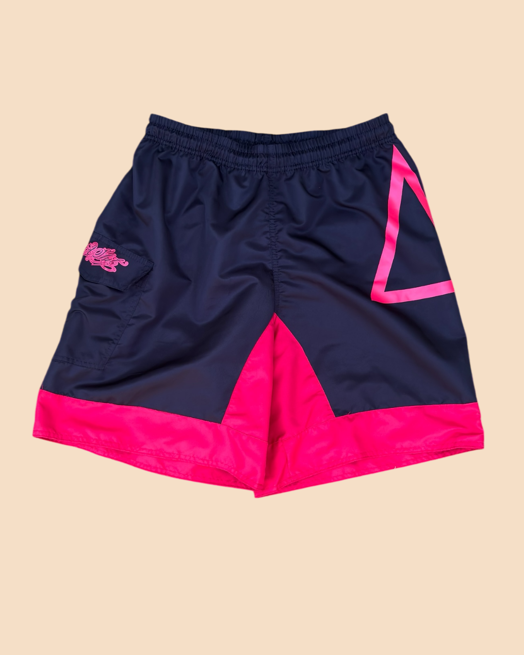 SURFSHORT OWLSHIT tactel preto e vermelho