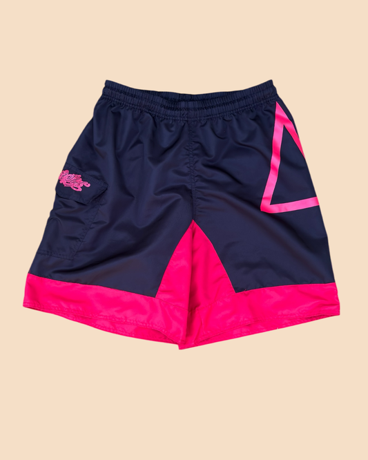 SURFSHORT OWLSHIT tactel preto e vermelho