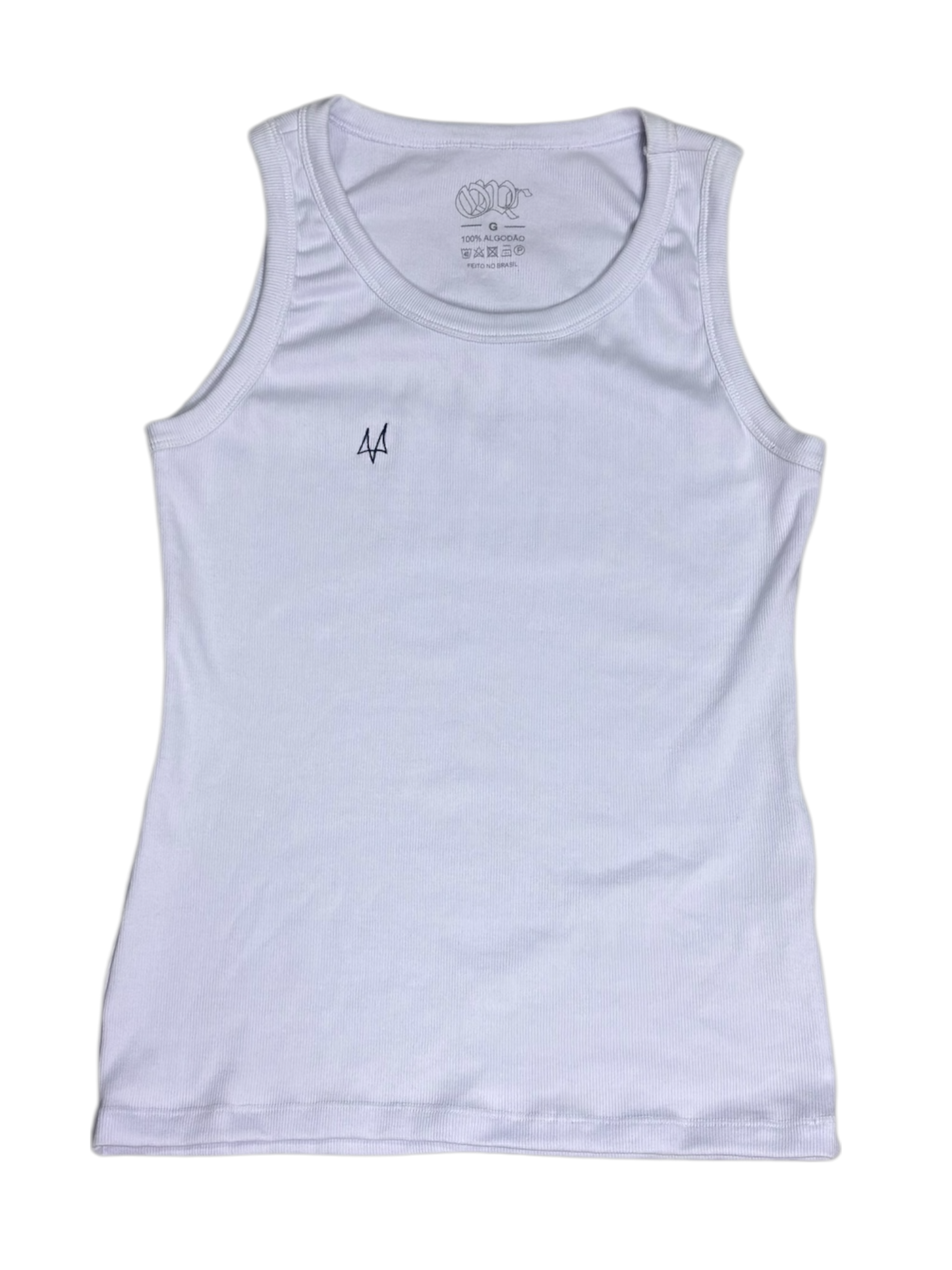 Regata Masculina OWLSHIT branca e azul