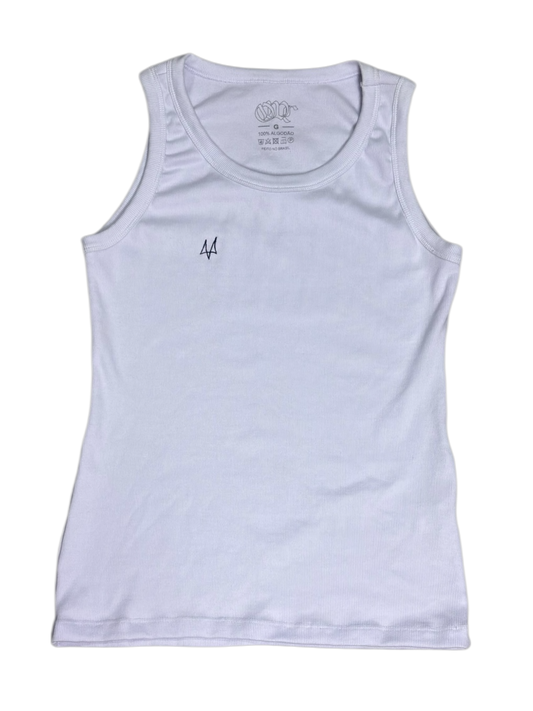 Regata Masculina OWLSHIT branca e azul